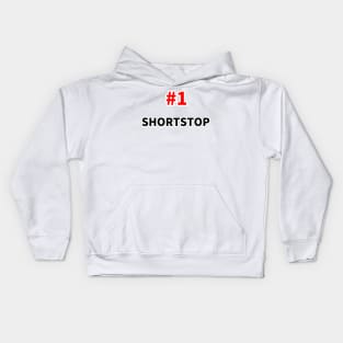 number one shortstop Kids Hoodie